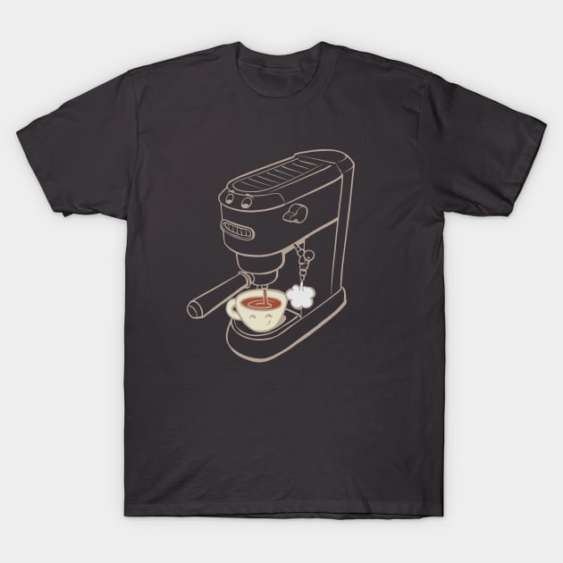 Espresso Coffee Machine T-Shirt by duxpavlic